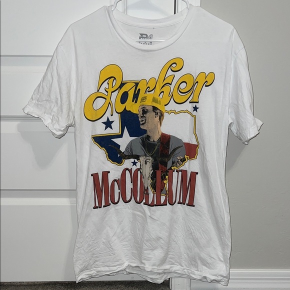White Parker McCollum Graphic T-Shirt from Concert - Texas, Country Music - Picture 1 of 4